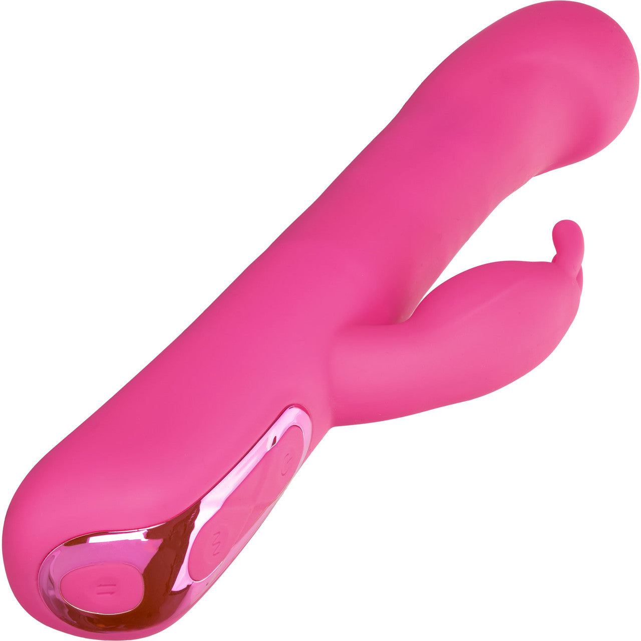 Jack Rabbit Elite Beaded G Rabbit Silicone Rechargeable Dual Stimulation Vibrator By CalExotics