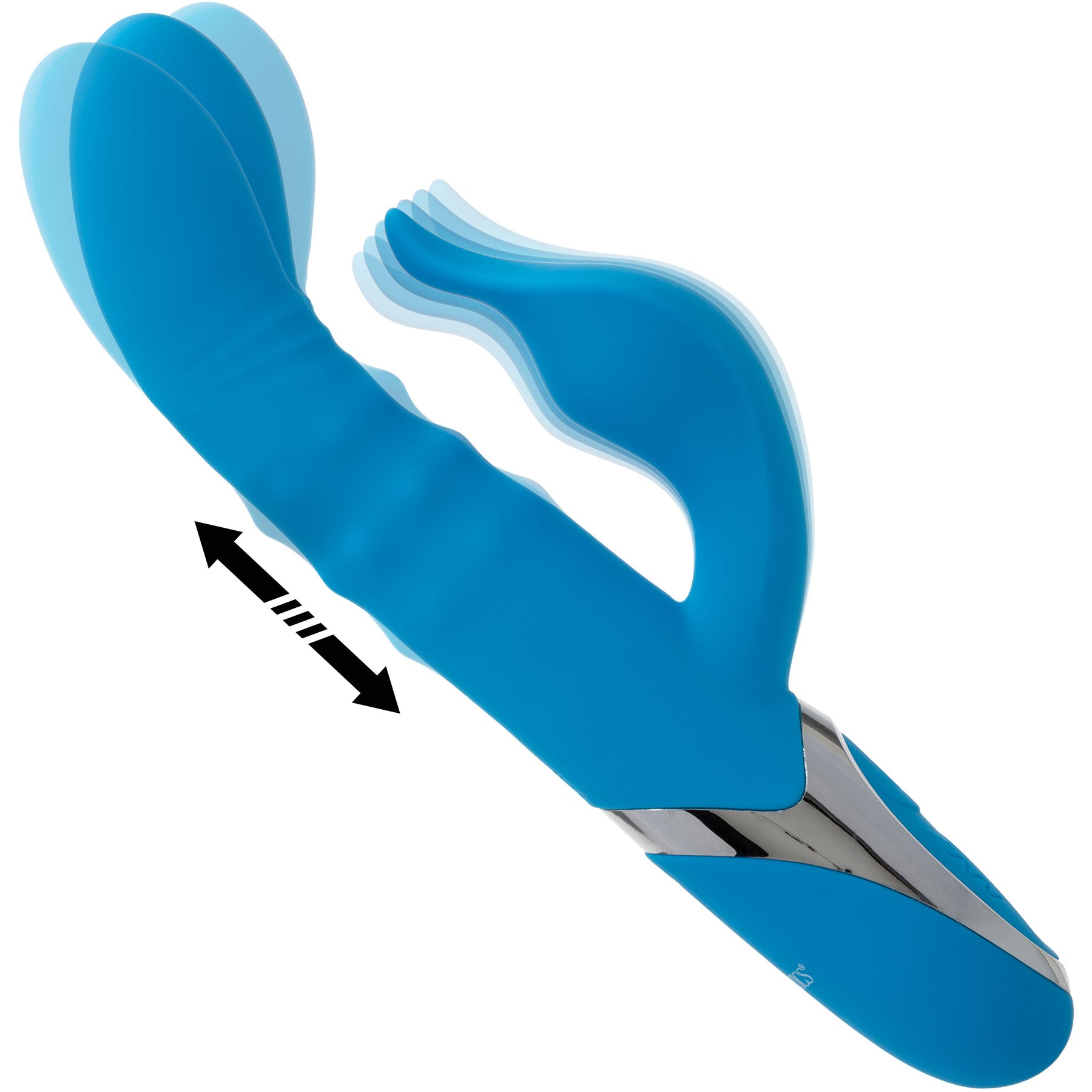 Enchanted Beaded Power "G" Dual Stimulation Silicone Vibrator By CalExotics