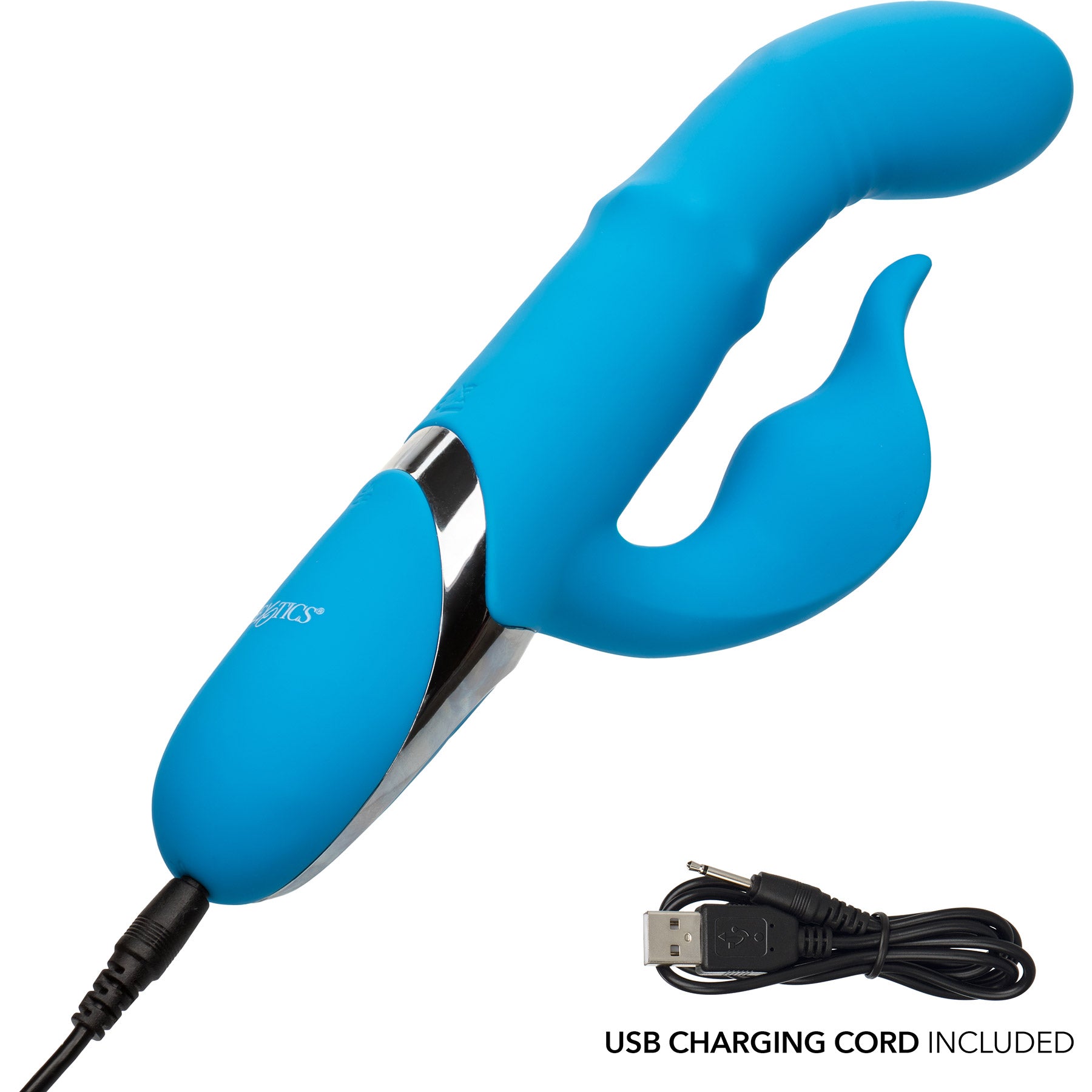Enchanted Beaded Power "G" Dual Stimulation Silicone Vibrator By CalExotics