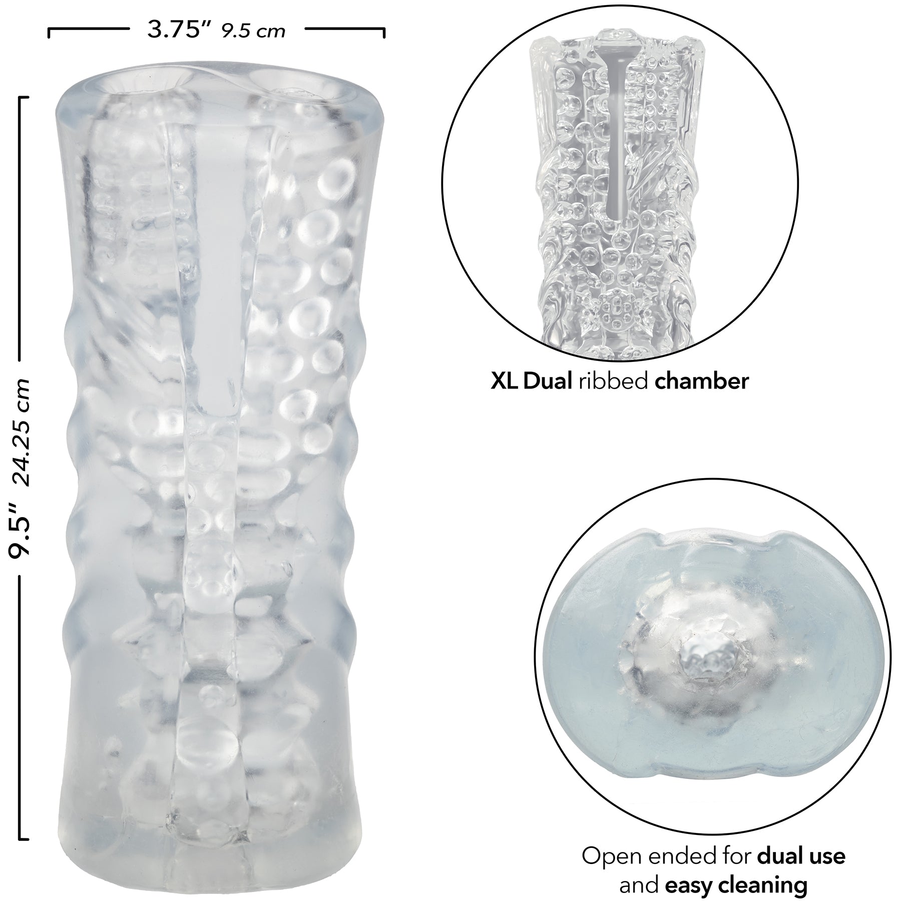 Cyclone™ Dual Chamber Penis Stroker XL