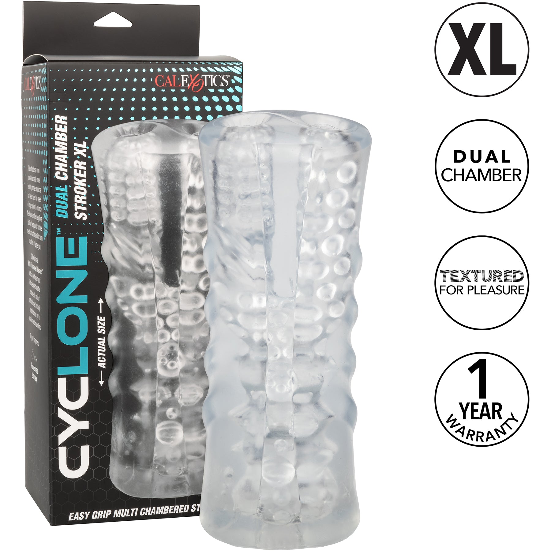Cyclone™ Dual Chamber Penis Stroker XL