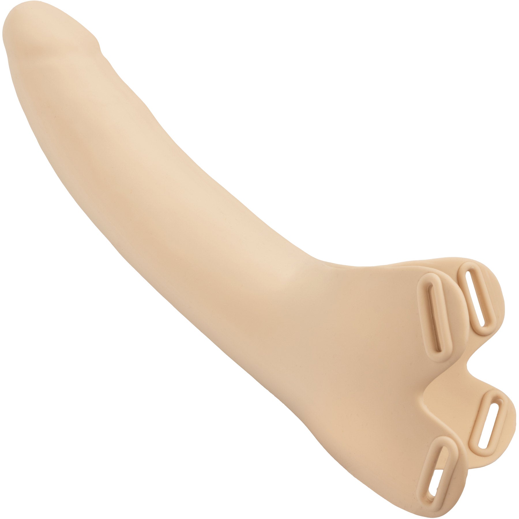 Accommodator Silicone Dong Oral Stimulation Penetrator By CalExotics - Vanilla