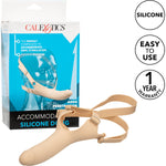 Accommodator Silicone Dong Oral Stimulation Penetrator By CalExotics - Vanilla