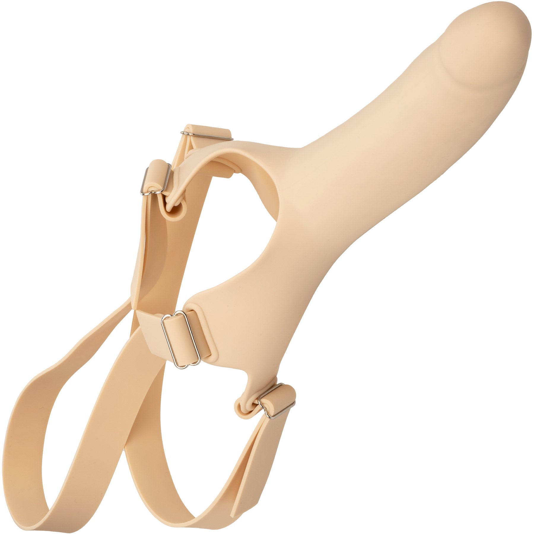 Accommodator Silicone Dong Oral Stimulation Penetrator By CalExotics - Vanilla
