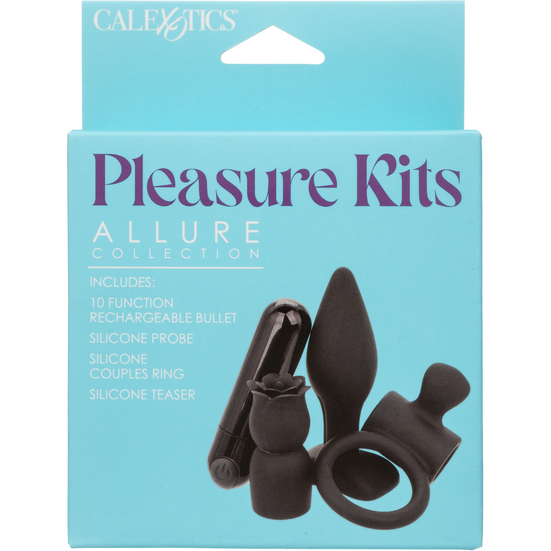 Pleasure Kits Allure Collection With Bullet, Teaser, Couples Ring & Anal Probe By CalExotics