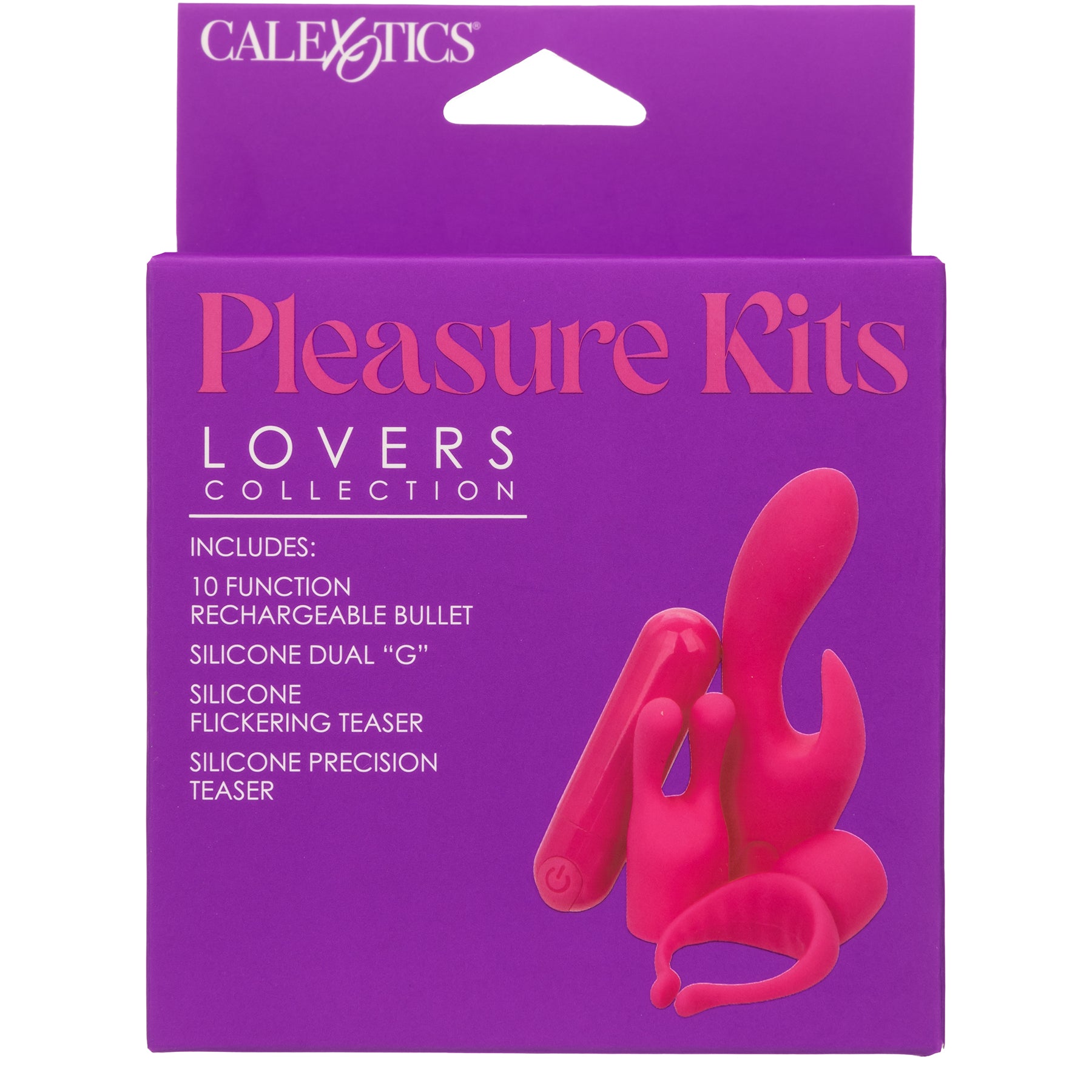 Pleasure Kits Lovers Collection With Bullet & 3 Unique Pleasure Tips By CalExotics