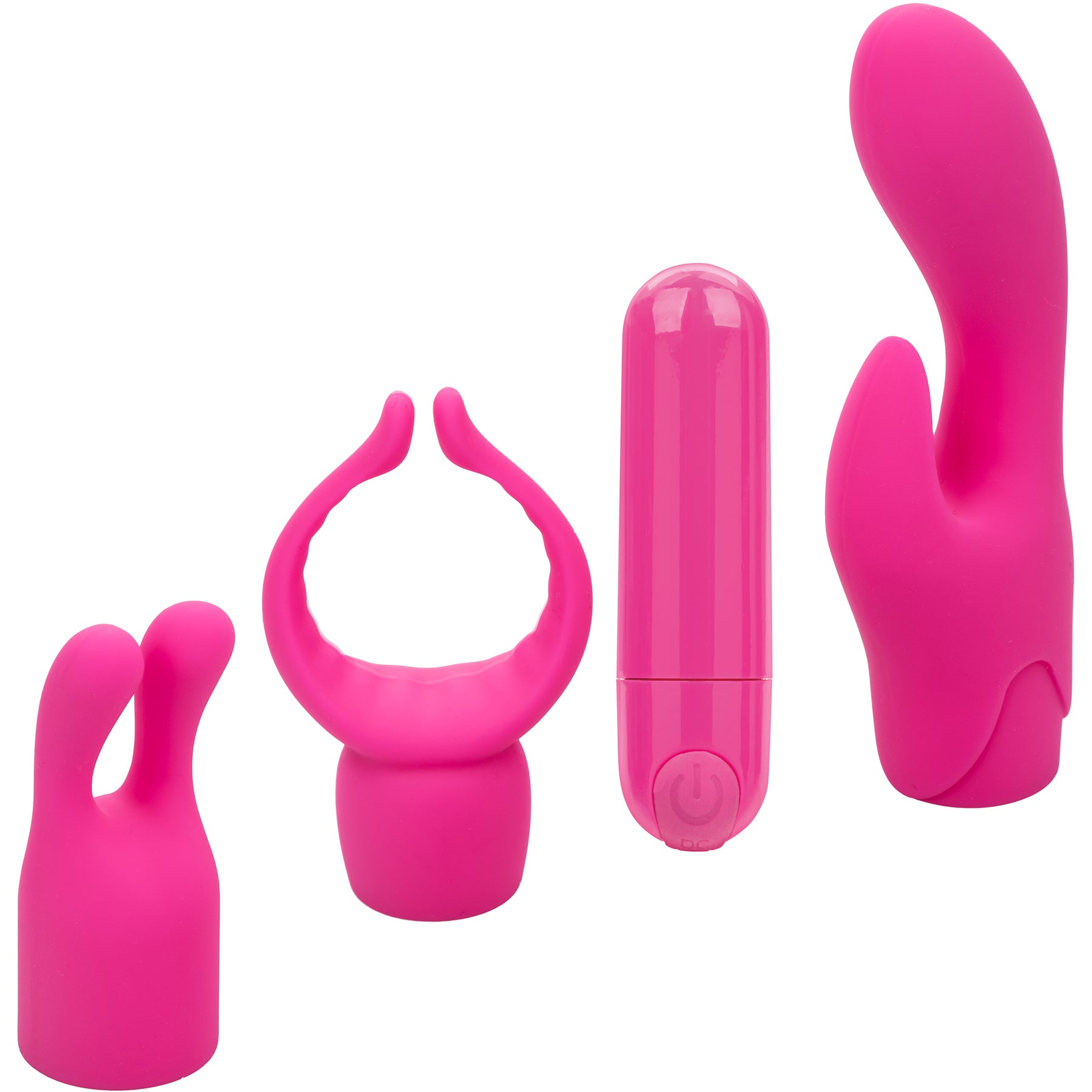 Pleasure Kits Lovers Collection With Bullet & 3 Unique Pleasure Tips By CalExotics
