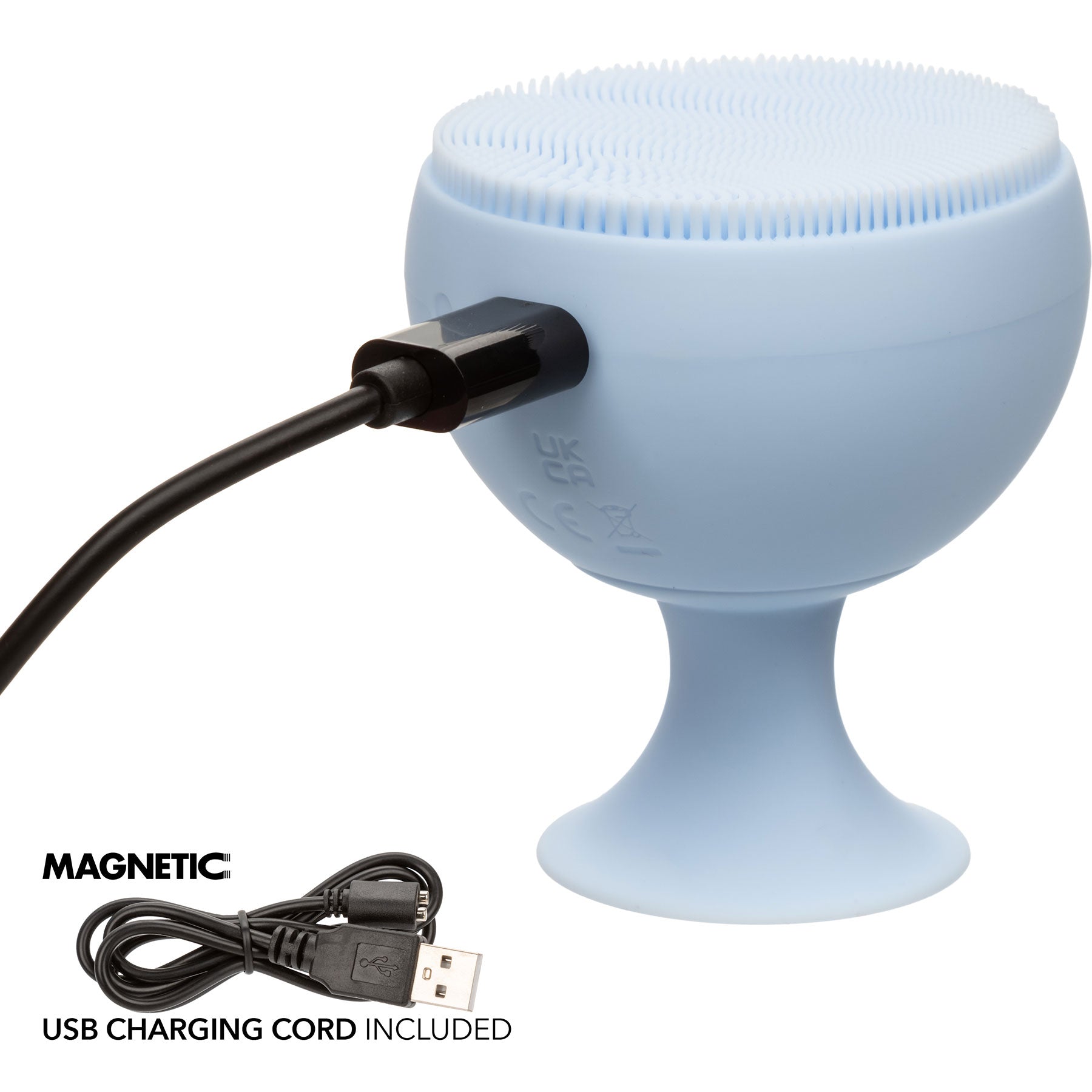 Posh™ Touch Me Rechargeable Silicone Vibrator With Suction Base By CalExotics