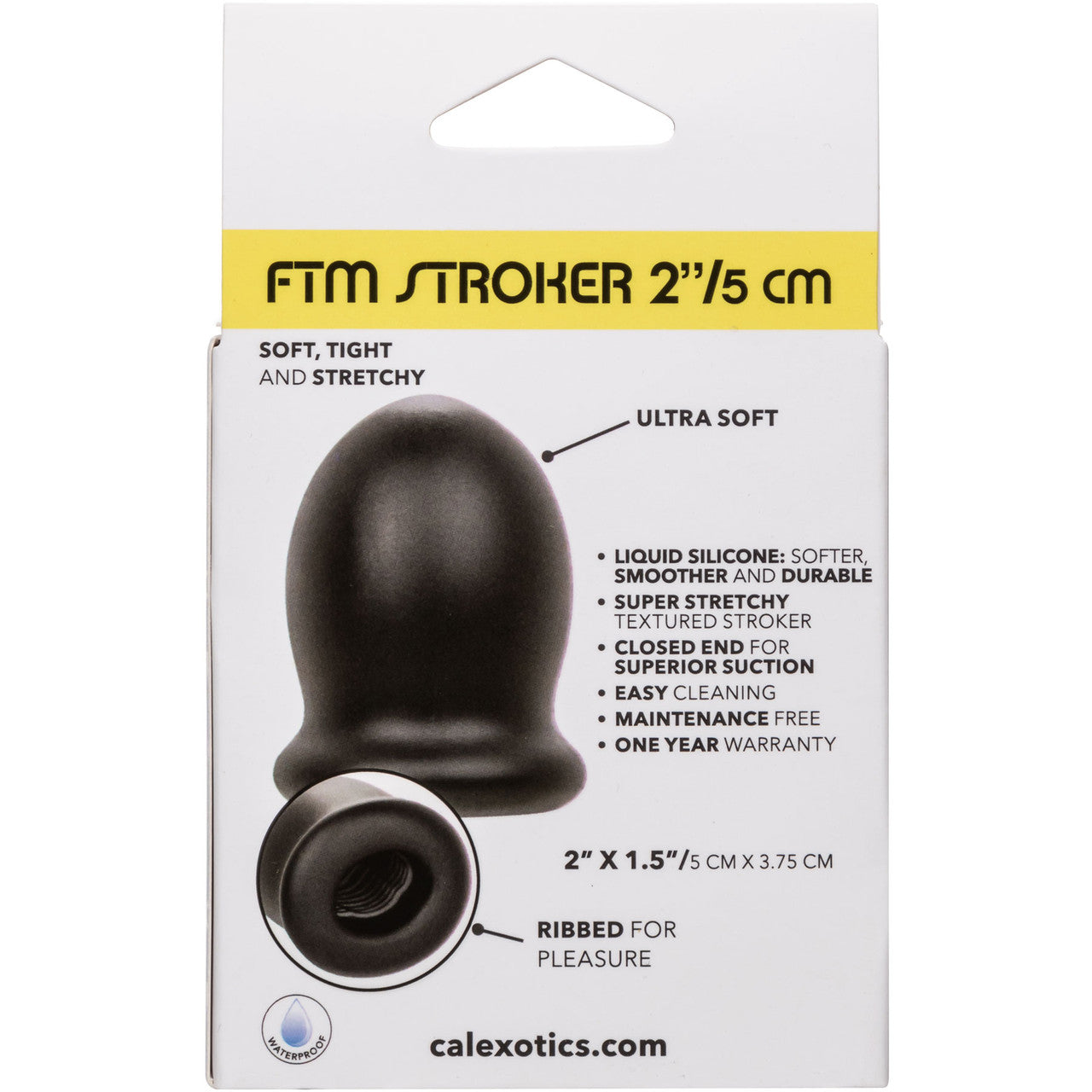 Boundless Trans Masc Stroker 2" By CalExotics - Black