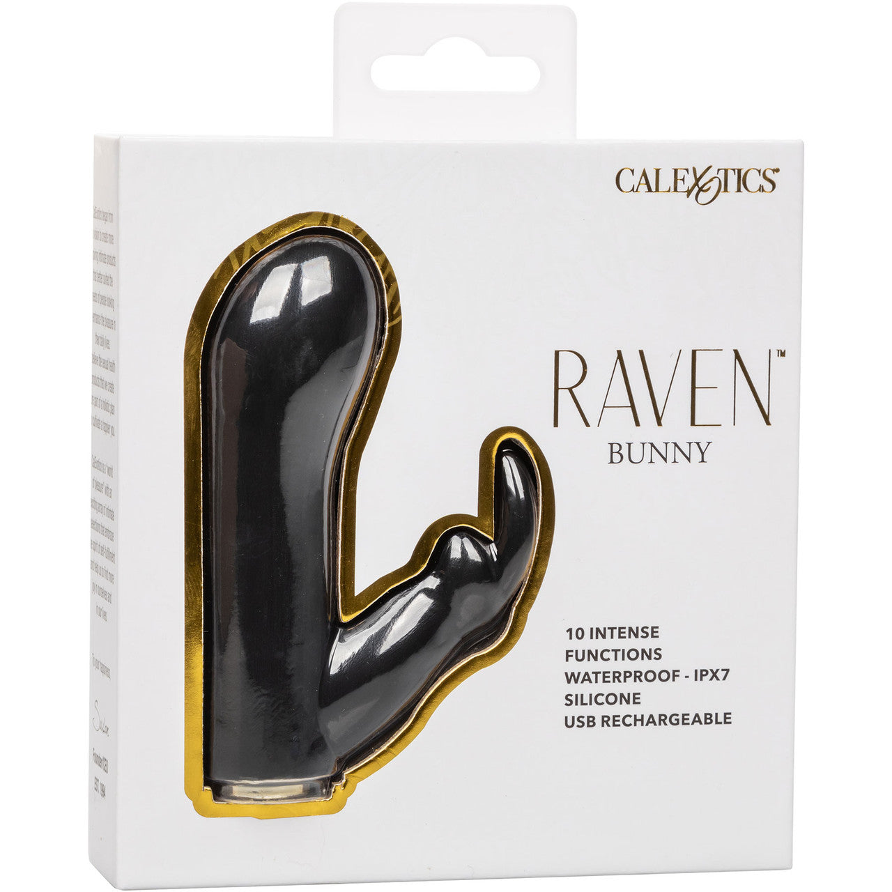 Raven Bunny Rechargeable Waterproof Bullet Vibrator With Silicone Rabbit Sleeve By CalExotics