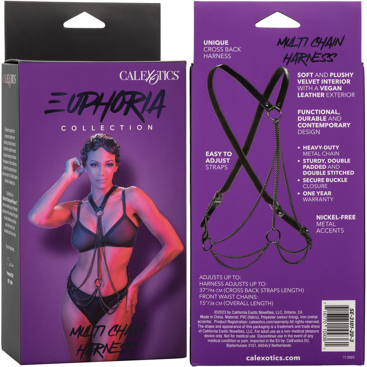 Euphoria Collection Multi Chain Harness By CalExotics