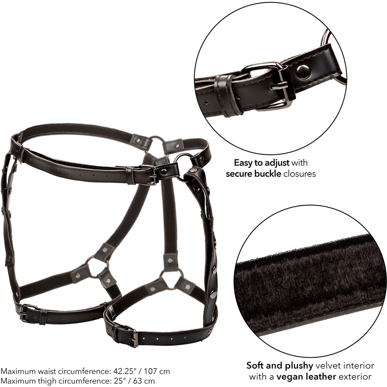 Euphoria Collection Riding Thigh Harness By CalExotics