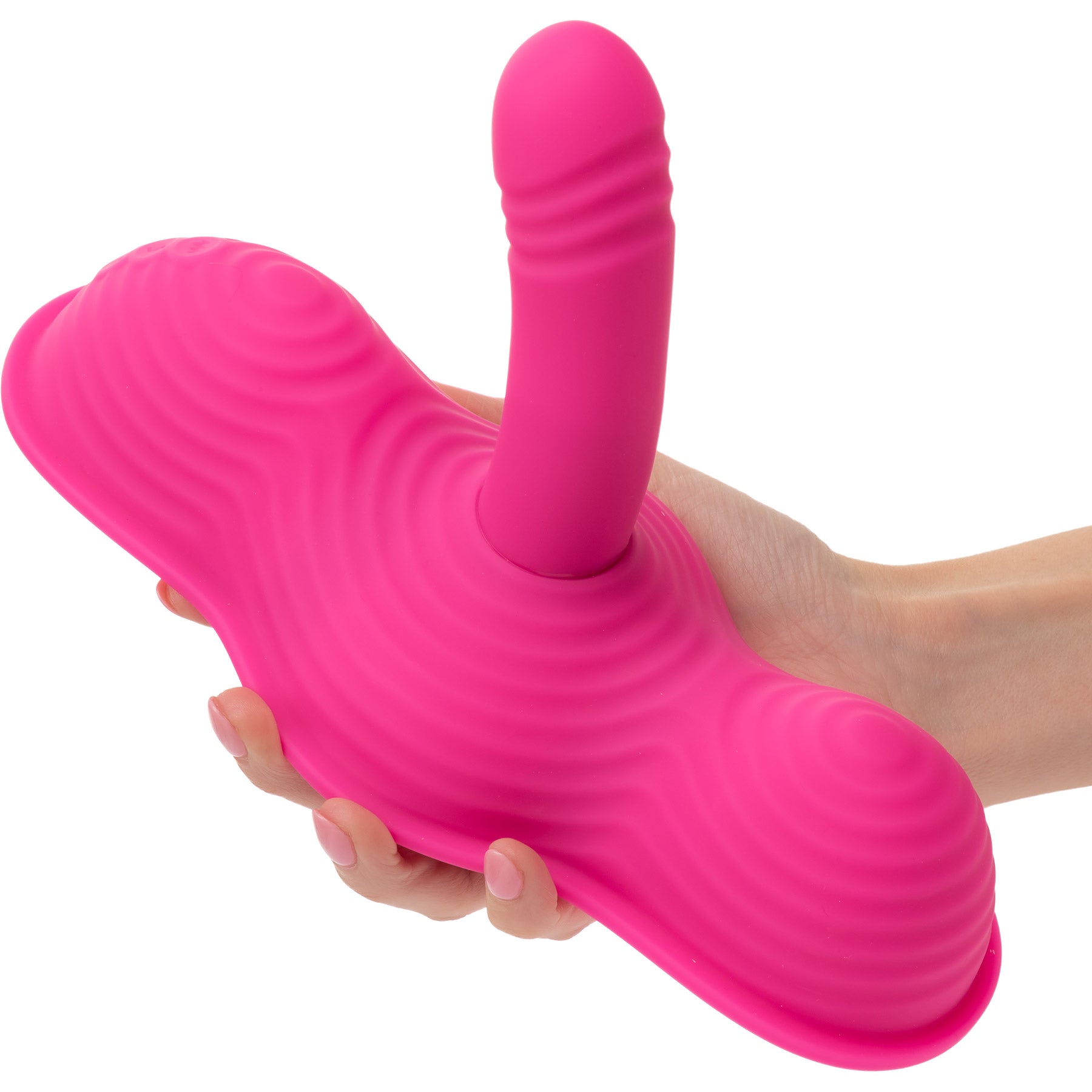 Triple Rider™ Remote Control Ecstasy Rumbler Triple Stim Vibrating Grinder By CalExotics