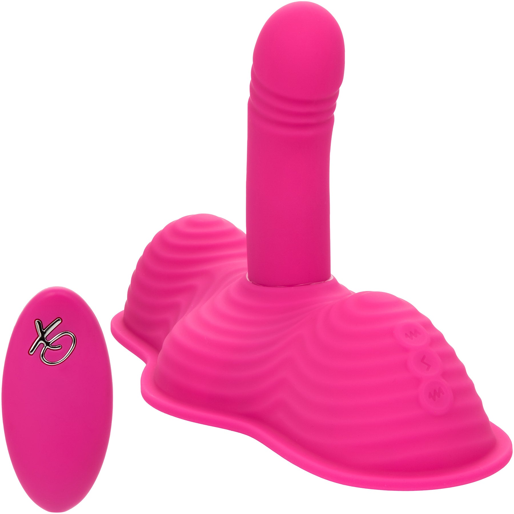 Triple Rider™ Remote Control Ecstasy Rumbler Triple Stim Vibrating Grinder By CalExotics