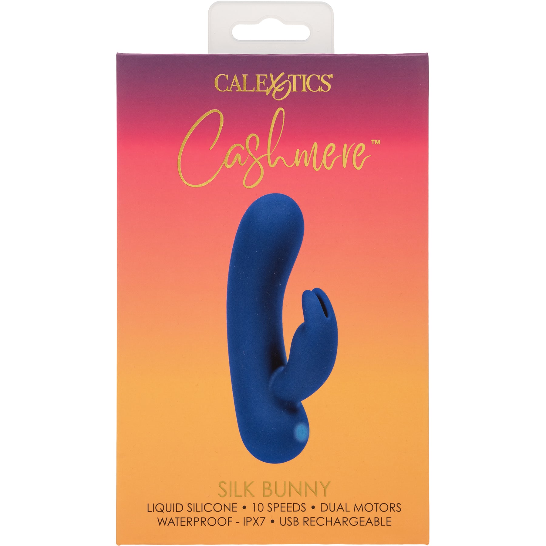 Cashmere® Silk Bunny Waterproof Silicone Dual Stimulation Vibrator By CalExotics