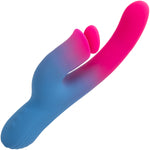 Elation™ Rechargeable Silicone Thrusting Dual Stimulator By CalExotics