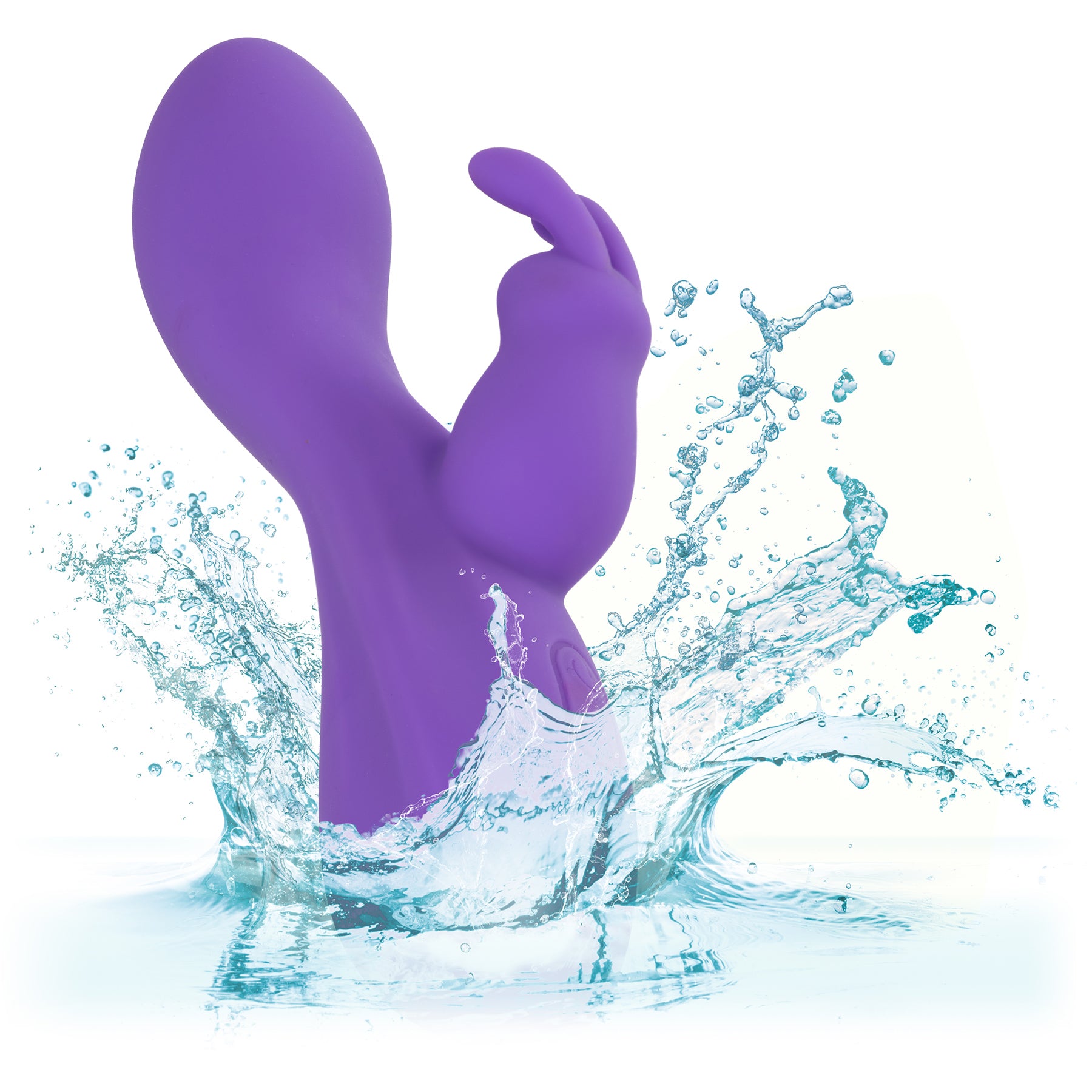 Flex Bend & Hold Double Rumbler Waterproof Silicone Rabbit Vibrator By CalExotics