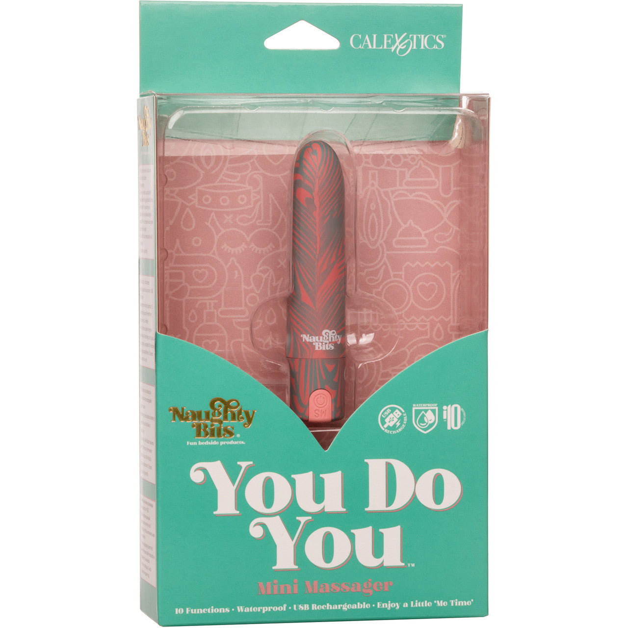 Naughty Bits You Do You Waterproof Rechargeable Mini Massager By CalExotics