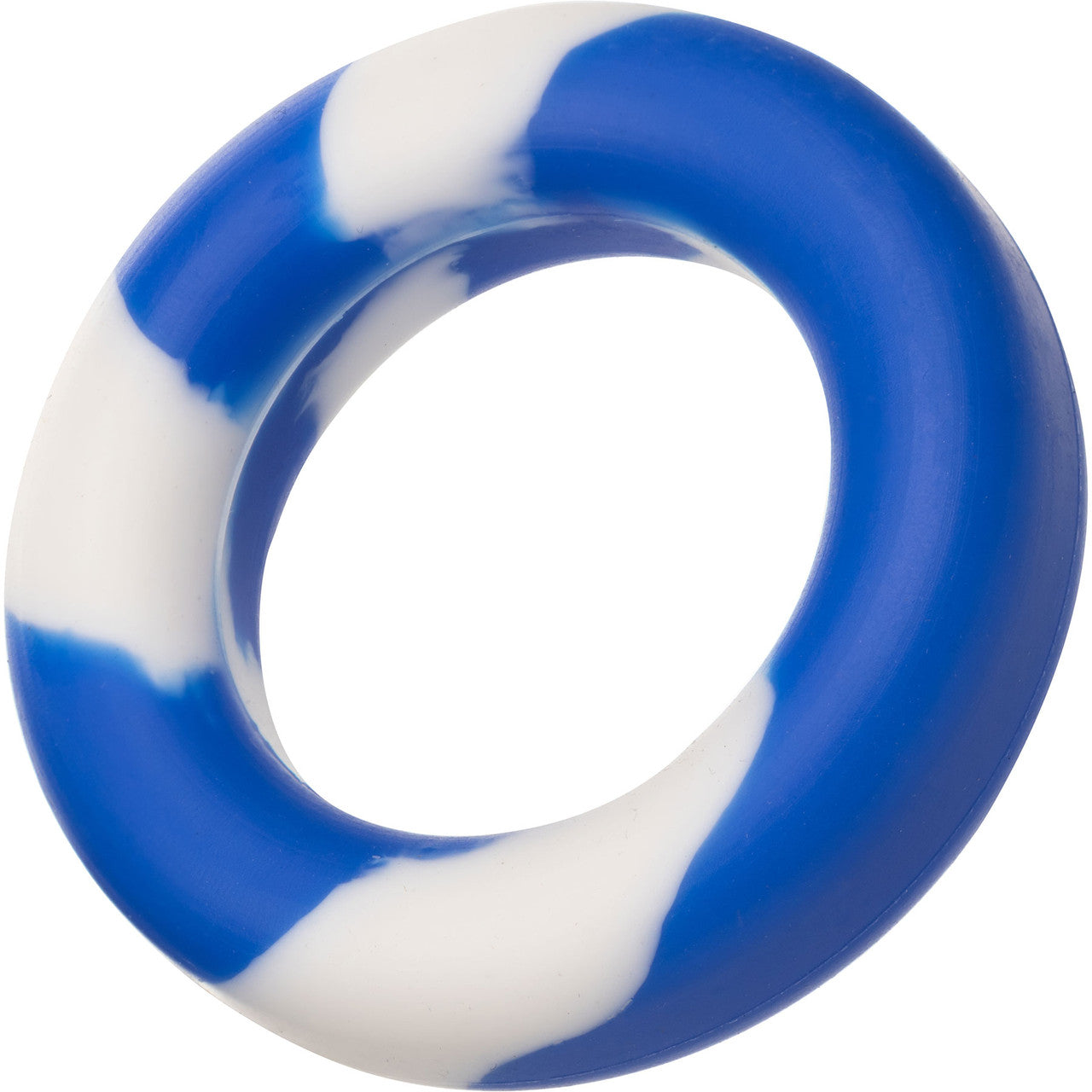 Admiral Silicone 2-Piece Cock Ring Set - Blue & White