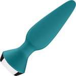 Satisfyer Plug-ilicious 1 Rechargeable Waterproof App Enabled Vibrating Butt Plug - Green