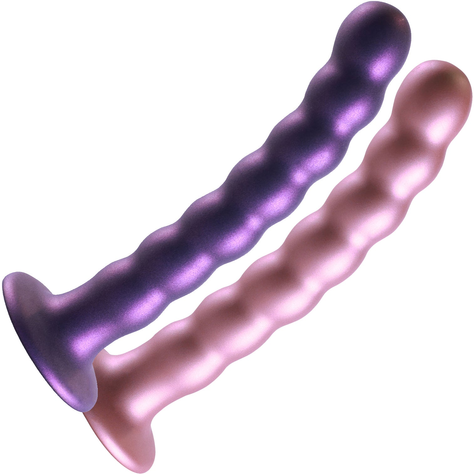Ouch! 6.5" Beaded Silicone Suction Cup G-Spot Dildo Ouch! 6.5" Beaded Silicone Suction Cup G-Spot Dildo