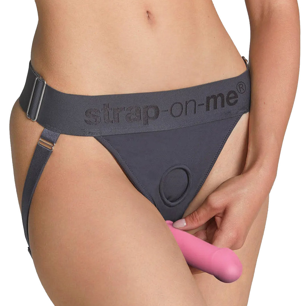 Strap-on-Me Silicone Strapless Strap-On With Model