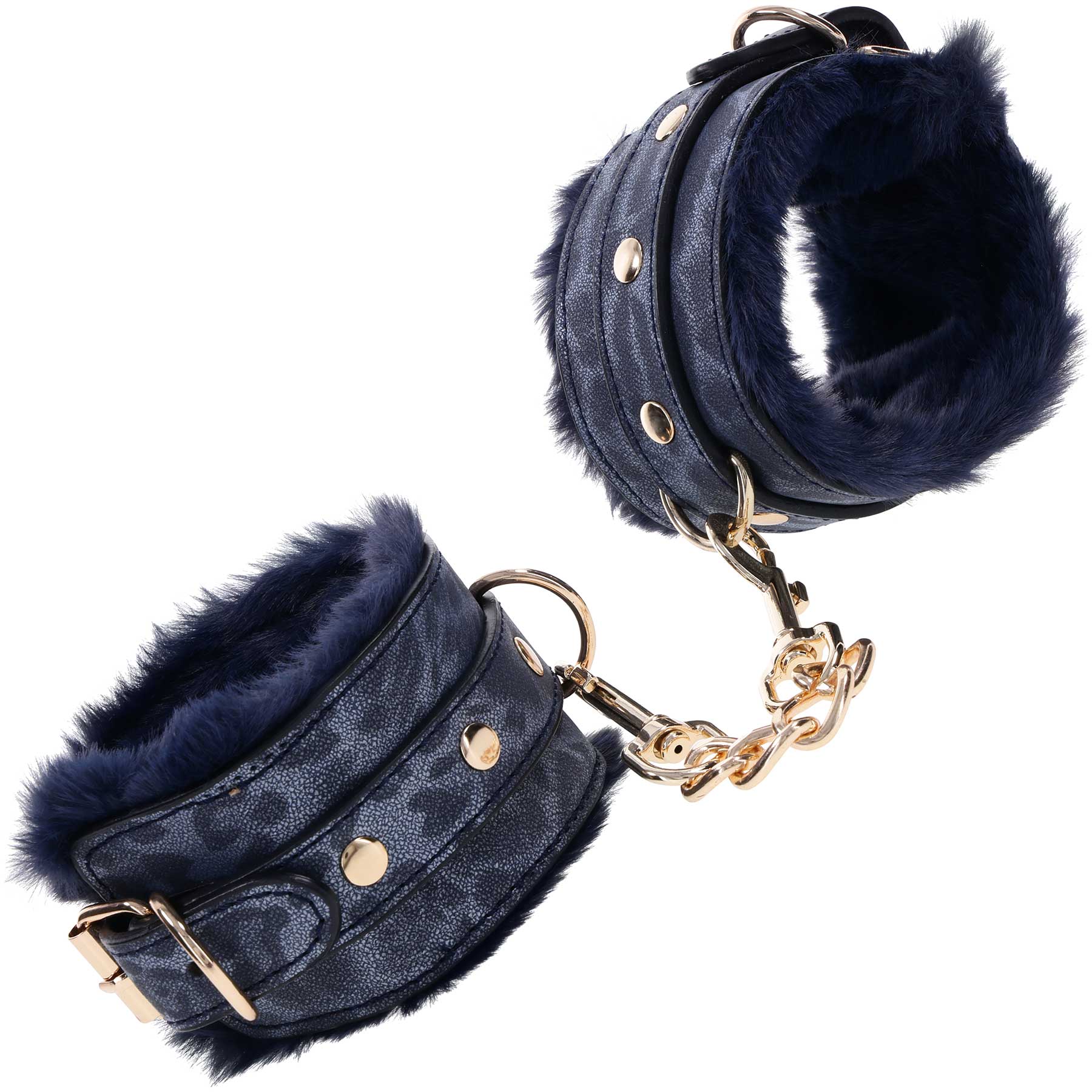 Sex & Mischief Cougar Fur Lined Handcuffs By Sportsheets