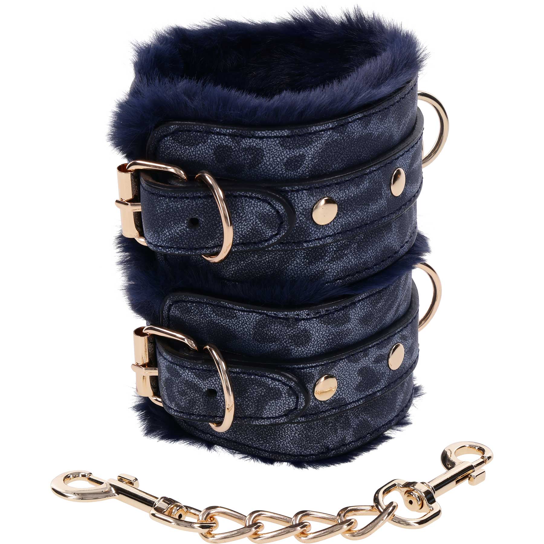Sex & Mischief Cougar Fur Lined Handcuffs By Sportsheets