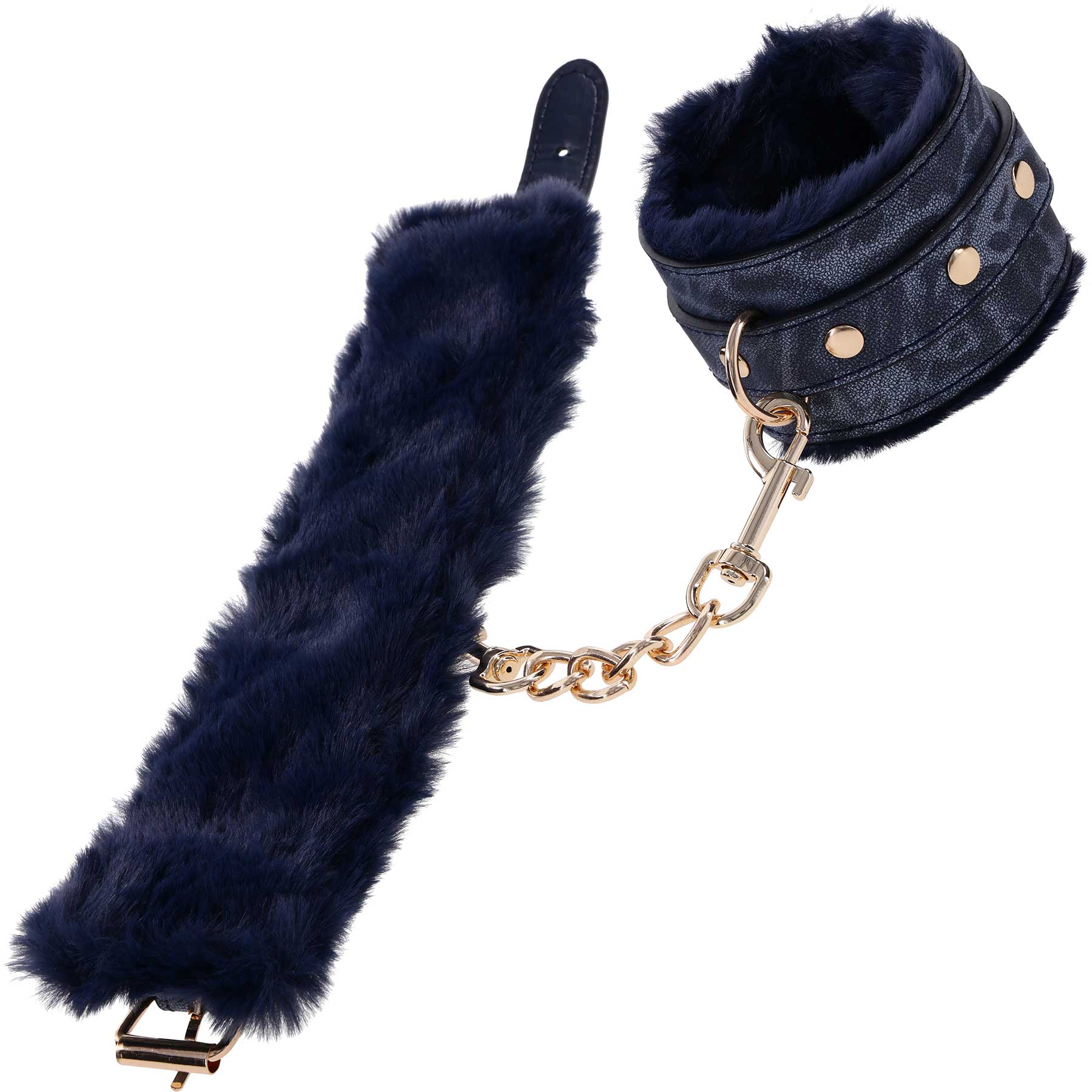Sex & Mischief Cougar Fur Lined Handcuffs By Sportsheets
