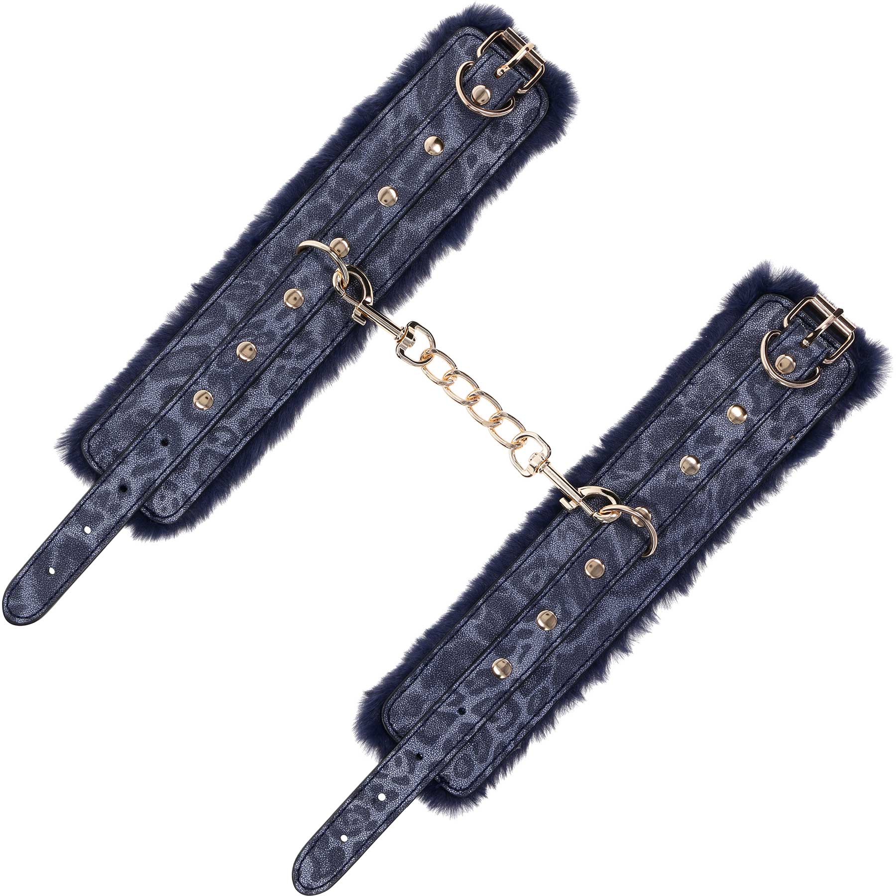 Sex & Mischief Cougar Fur Lined Handcuffs By Sportsheets