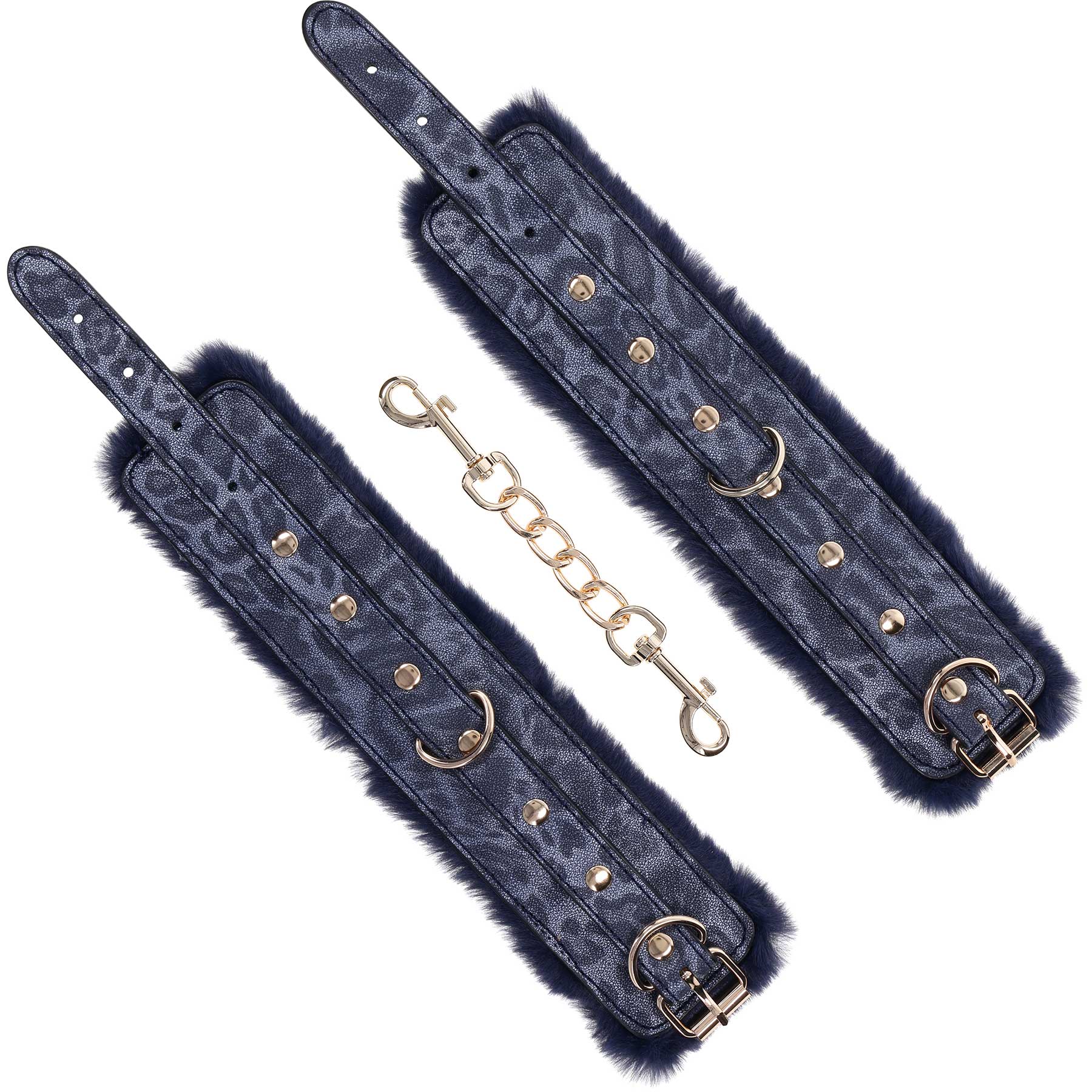 Sex & Mischief Cougar Fur Lined Handcuffs By Sportsheets