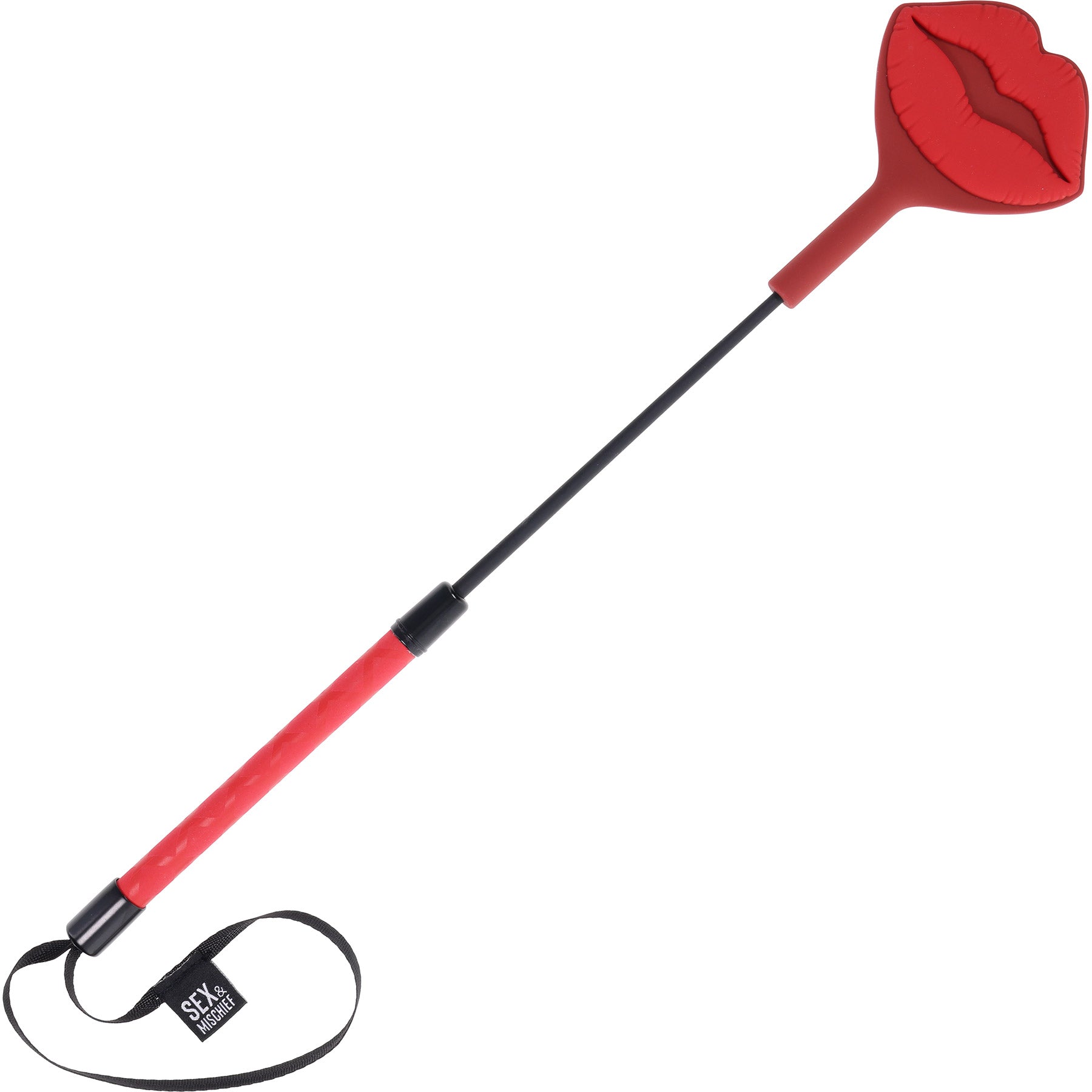 Sex & Mischief Ex's & Oh's Kiss Silicone Crop By Sportsheets