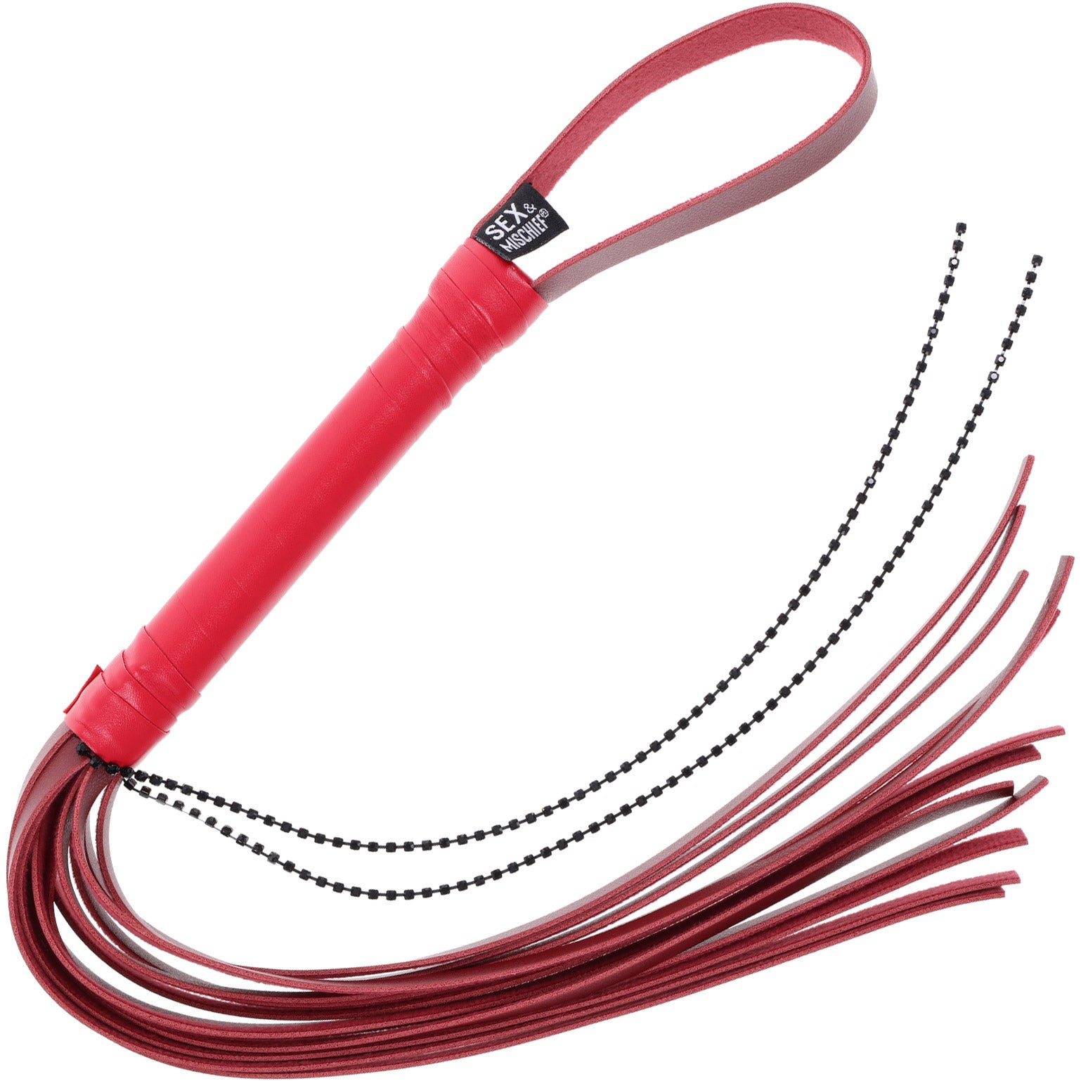 Sex & Mischief Ex's & Oh's Crystal Flogger By Sportsheets