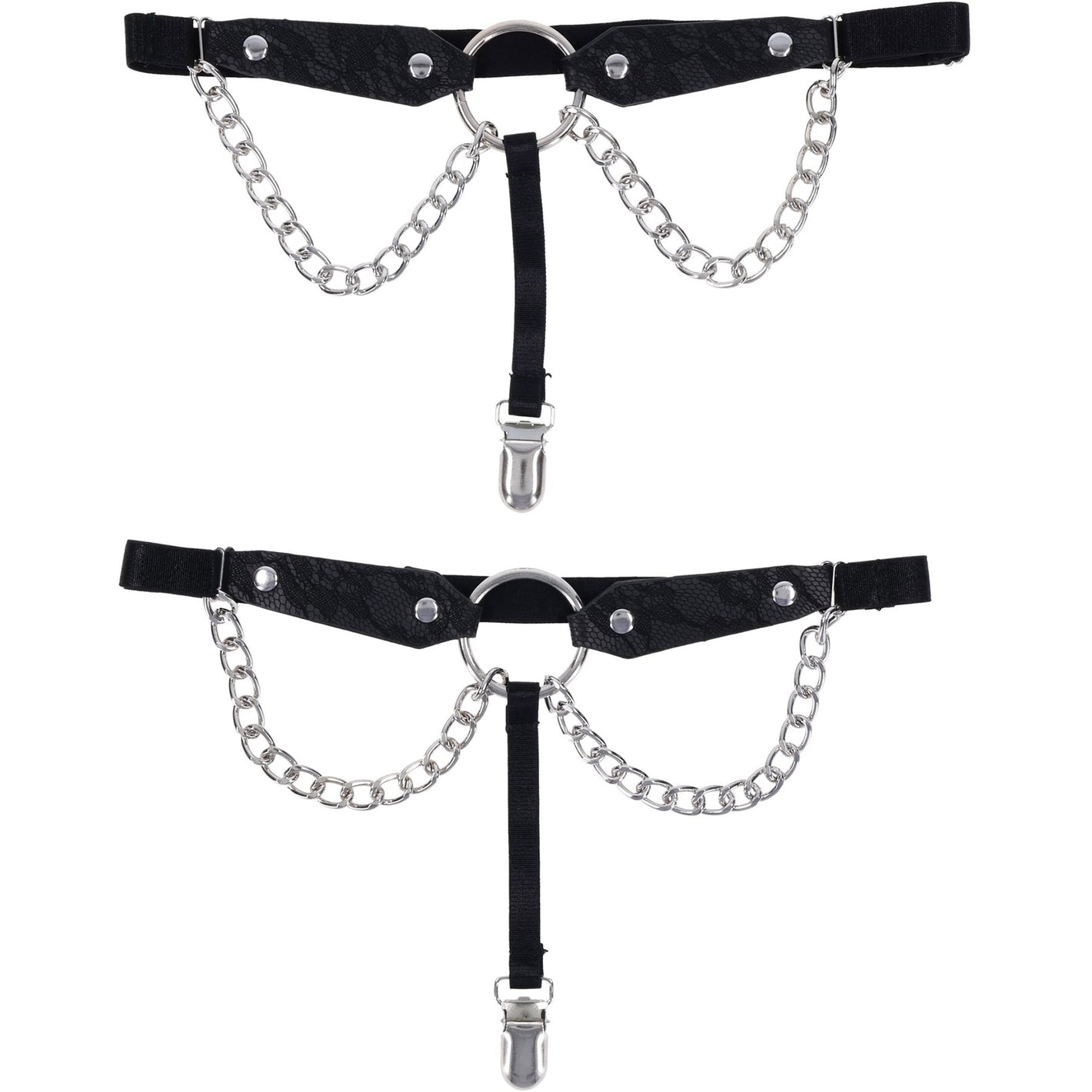 Sex & Mischief Chain Lace Garters By Sportsheets