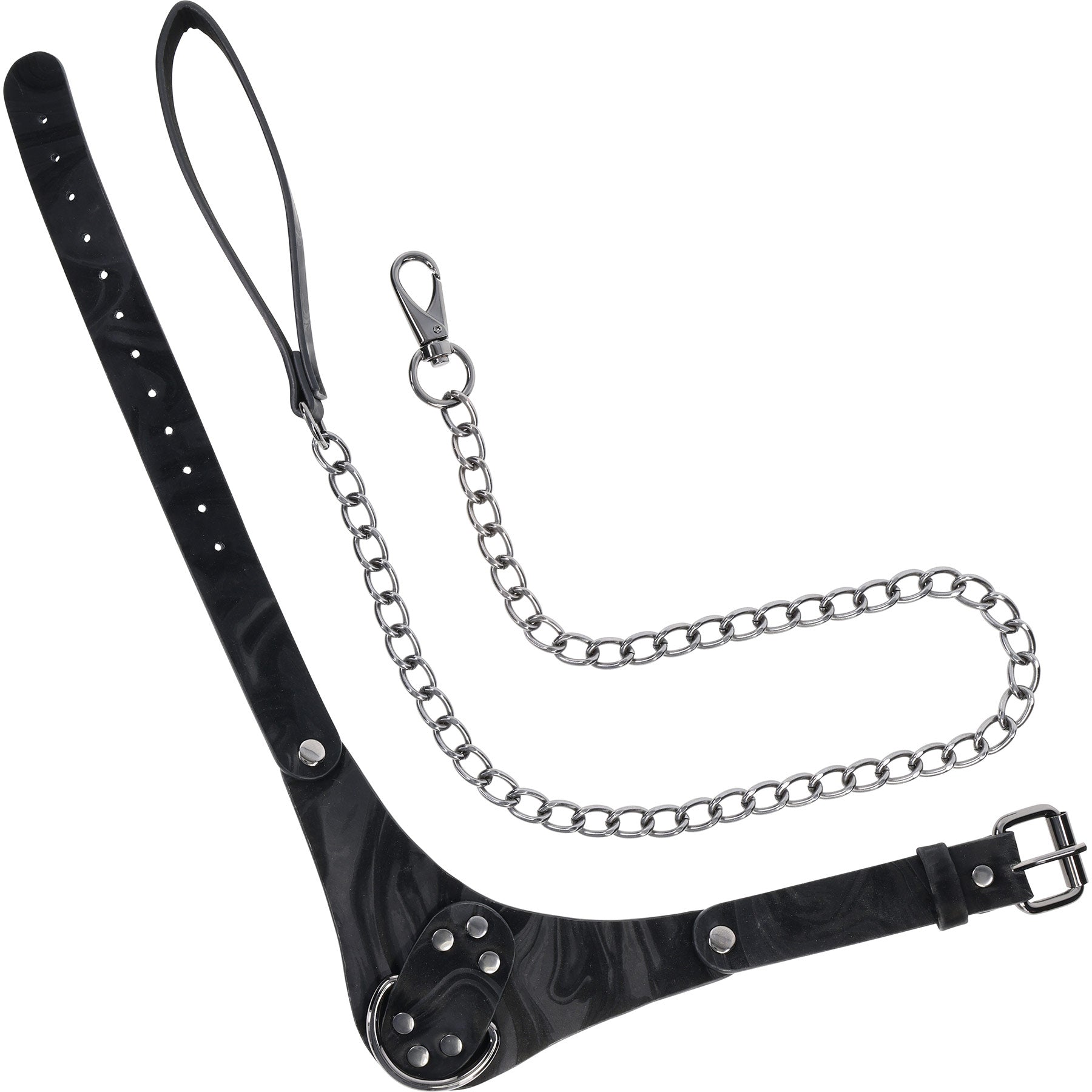 Velvet Noir Collar & Leash By Sportsheets