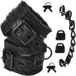 Sincerely Lace Fur Lined Hand Cuffs by Sportsheets