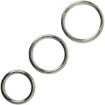 Seamless Metal O-Ring 3 Pack By Sportsheets