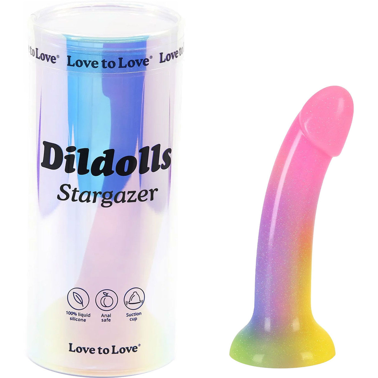 Dildolls Silicone Dildo With Suction Cup Base By Love To Love - Stargazer