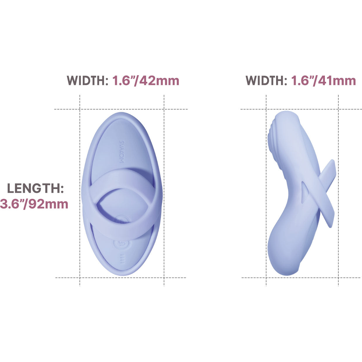 SVAKOM ECHO 2 Flexible Finger Vibrator - Sky Blue