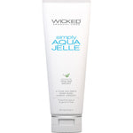 Simply Aqua Jelle Water Based Personal Lubricant With Olive Leaf Extract By Wicked Sensual Care 4 fl oz