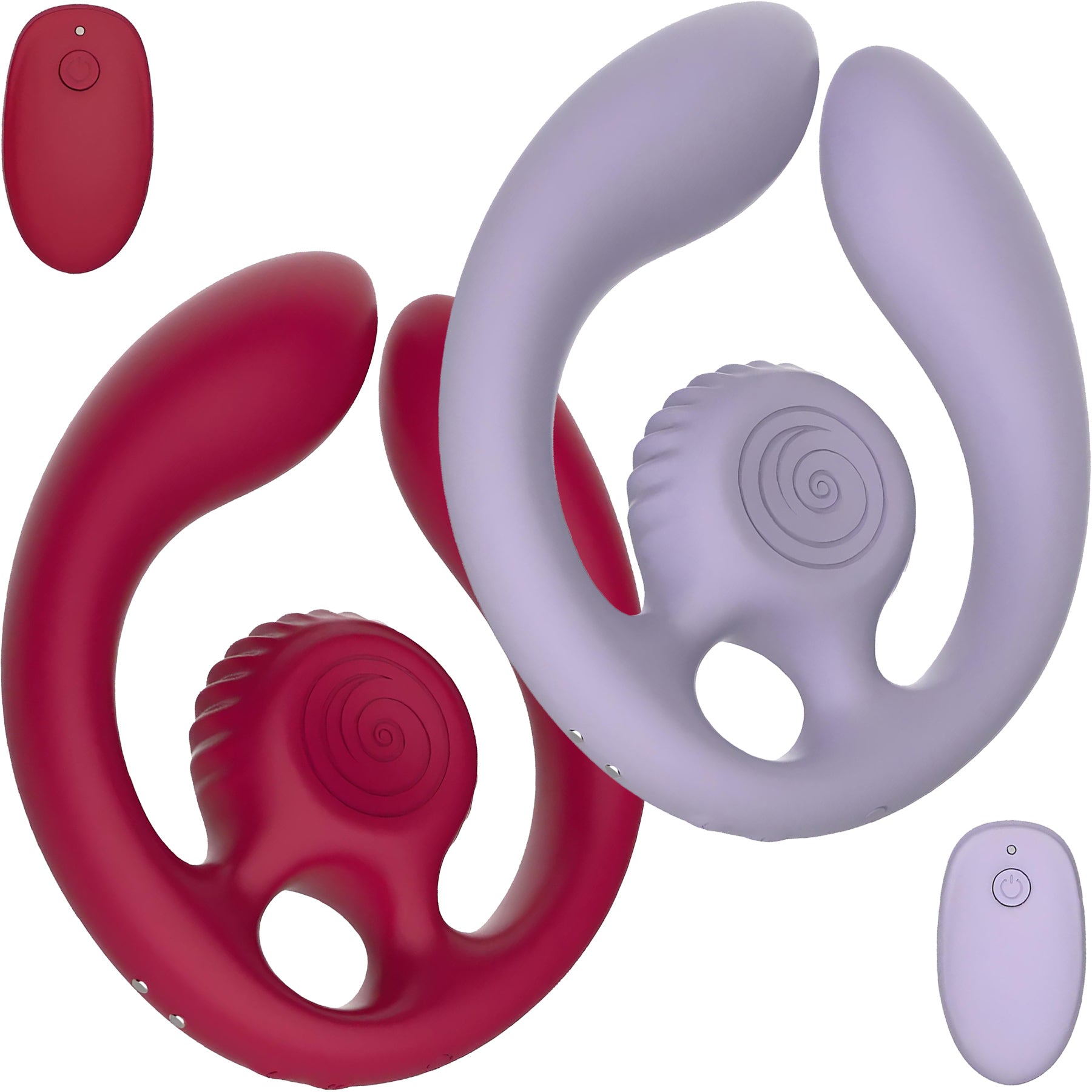 SVibe Snail GIZI Duo Silicone Waterproof Couples Vibrator With Remote SVibe Snail GIZI Duo Silicone Waterproof Couples Vibrator With Remote