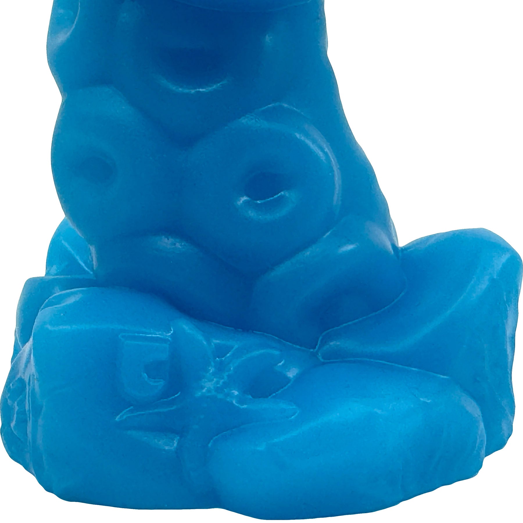 Uncover Creations Tentacle Knot II Glow In The Dark 8" Silicone Fantasy Dildo - Deep Dive Blue