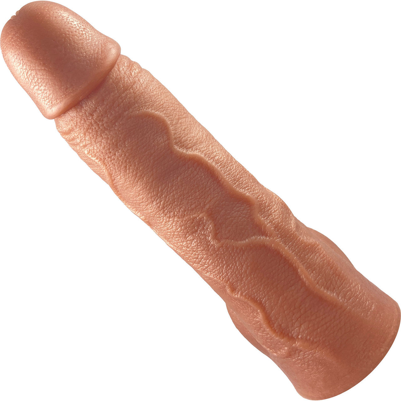 The Titan Giant Platinum Silicone Ultrarealistic Dildo By Uberrime - Caramel