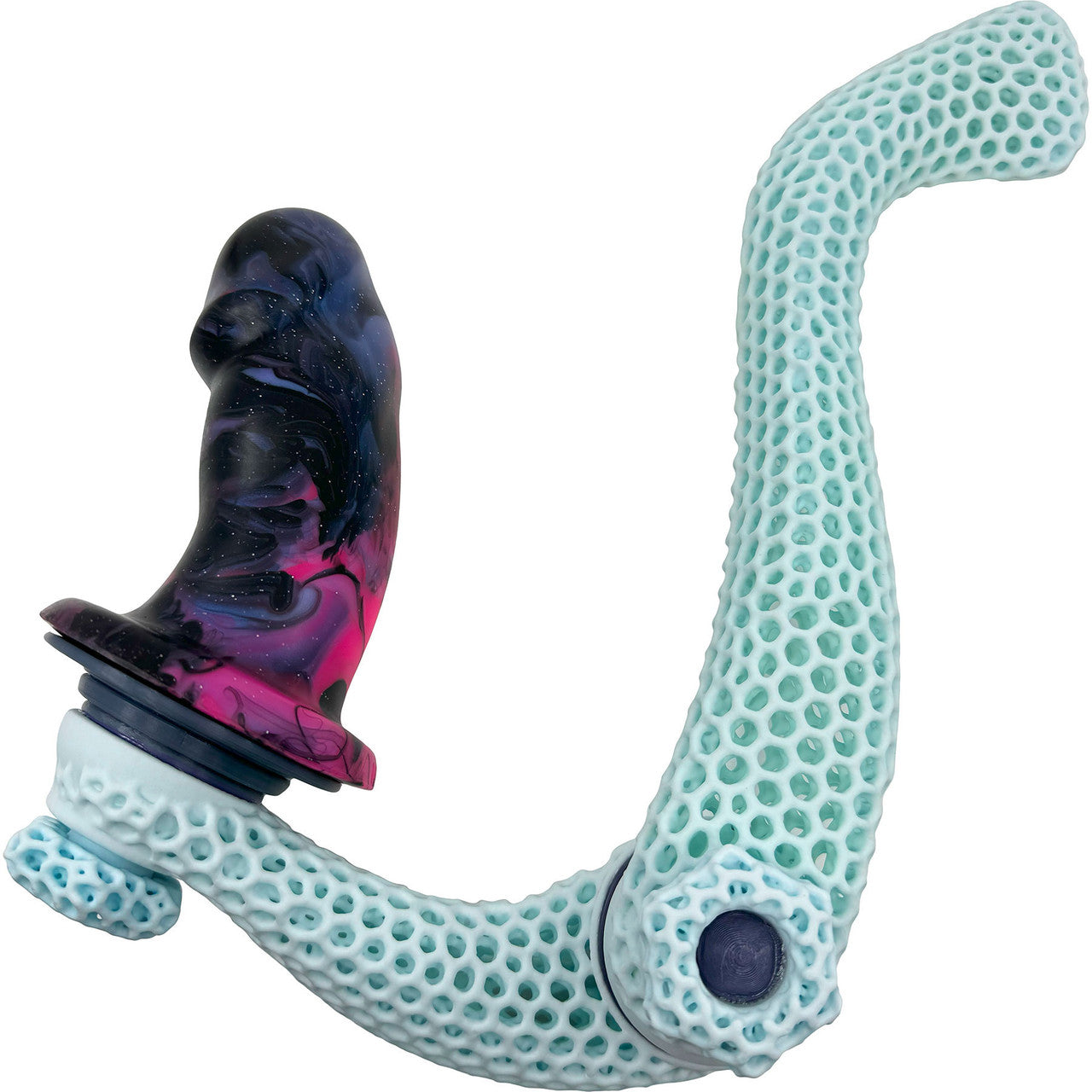 Lattice Adaptive Reach Extension Dildo Handle By TouchBot - Medium