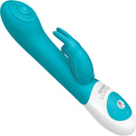 The Thumper Rabbit Silicone Rechargeable Vibrator by The Rabbit Company - Blue