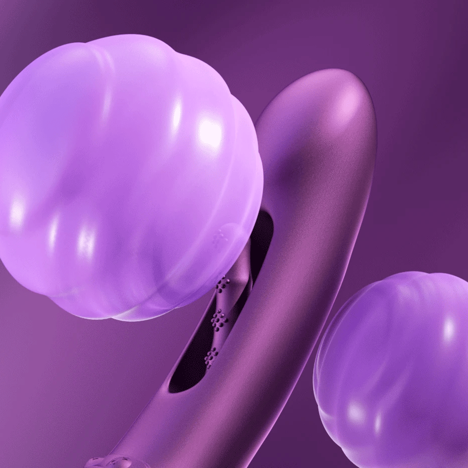 Honey Play Box Tempo Pressure Sensing App Controlled Tapping Finger Silicone G-Spot Vibrator - Stimulation Graphic