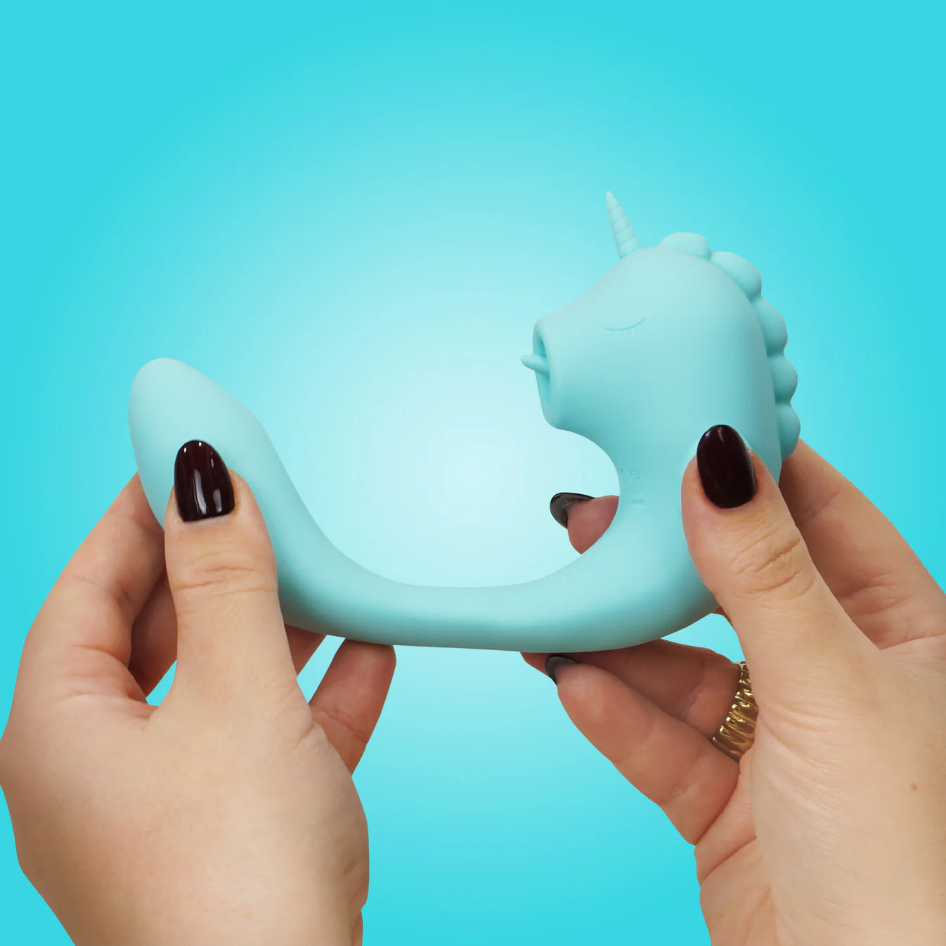 Unihorn C-Horse Ocean Peak Licking Silicone Clitoral Vibrator