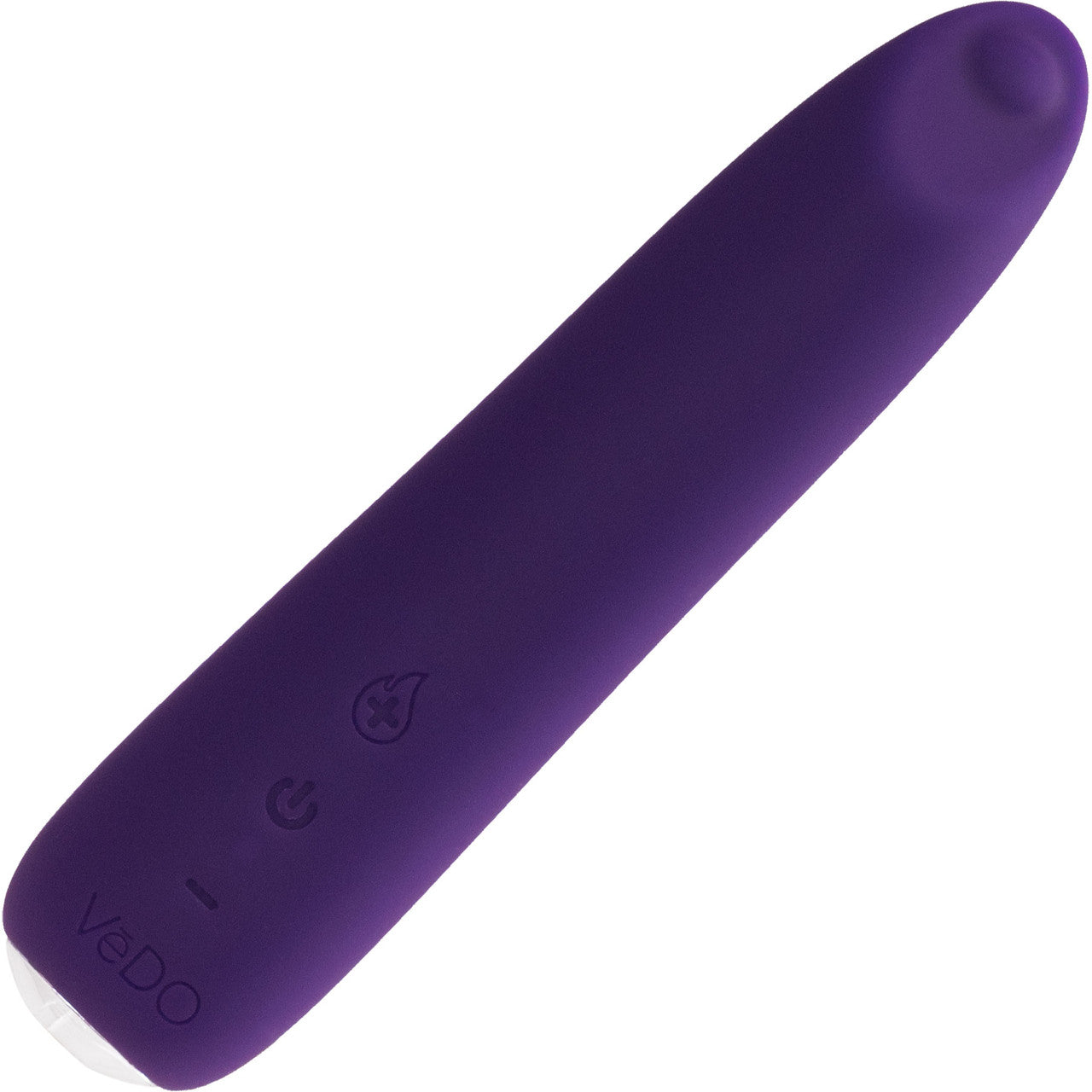 Boom Rechargeable Waterproof Silicone Warming Mini Vibrator By VeDO - Deep Purple