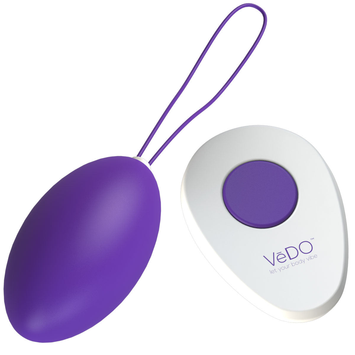 Peach Remote Vibrating Egg by VeDO - Into You Indigo Peach Remote Vibrating Egg by VeDO - Into You Indigo