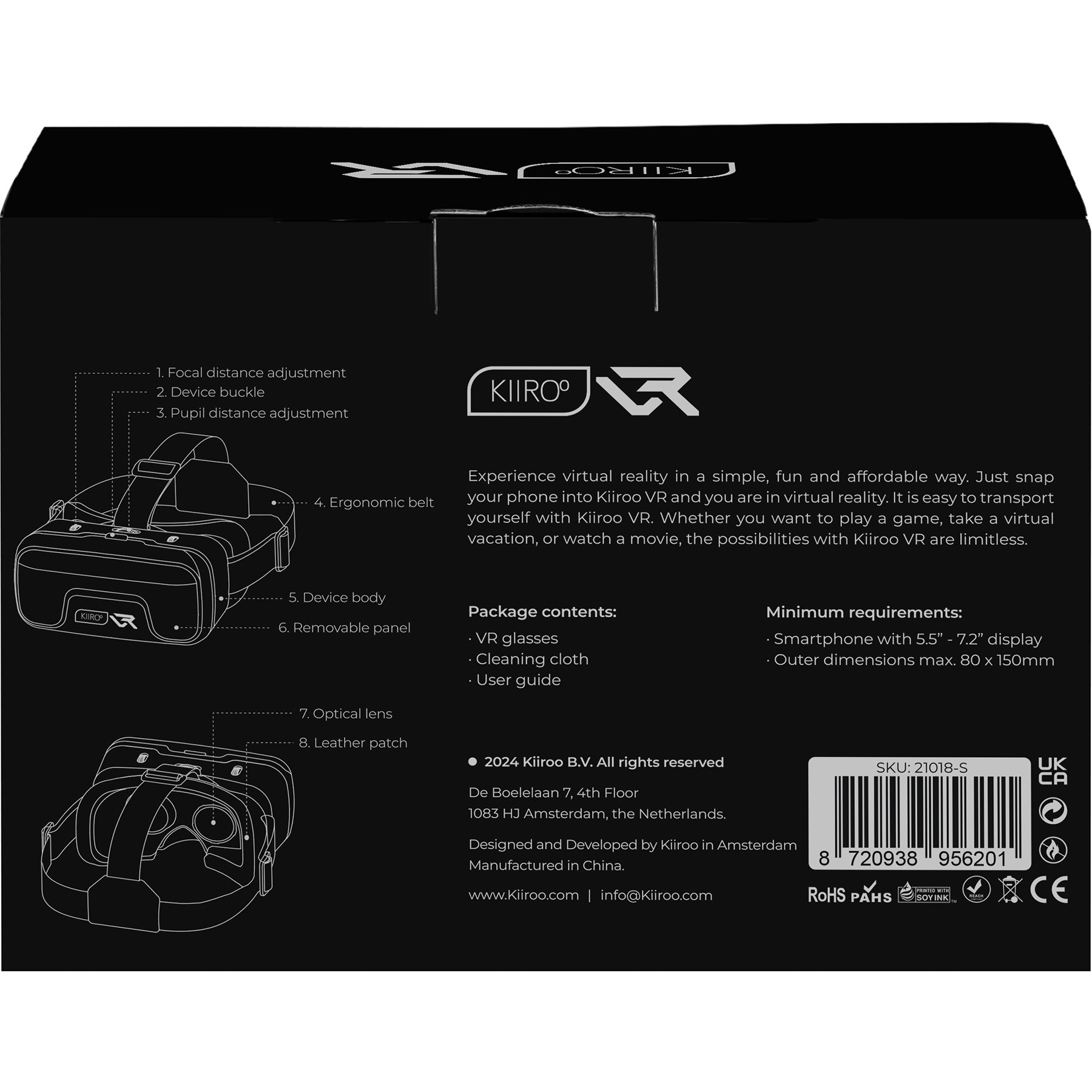 KIIROO Virtual Reality Headset For Your Smart Phone